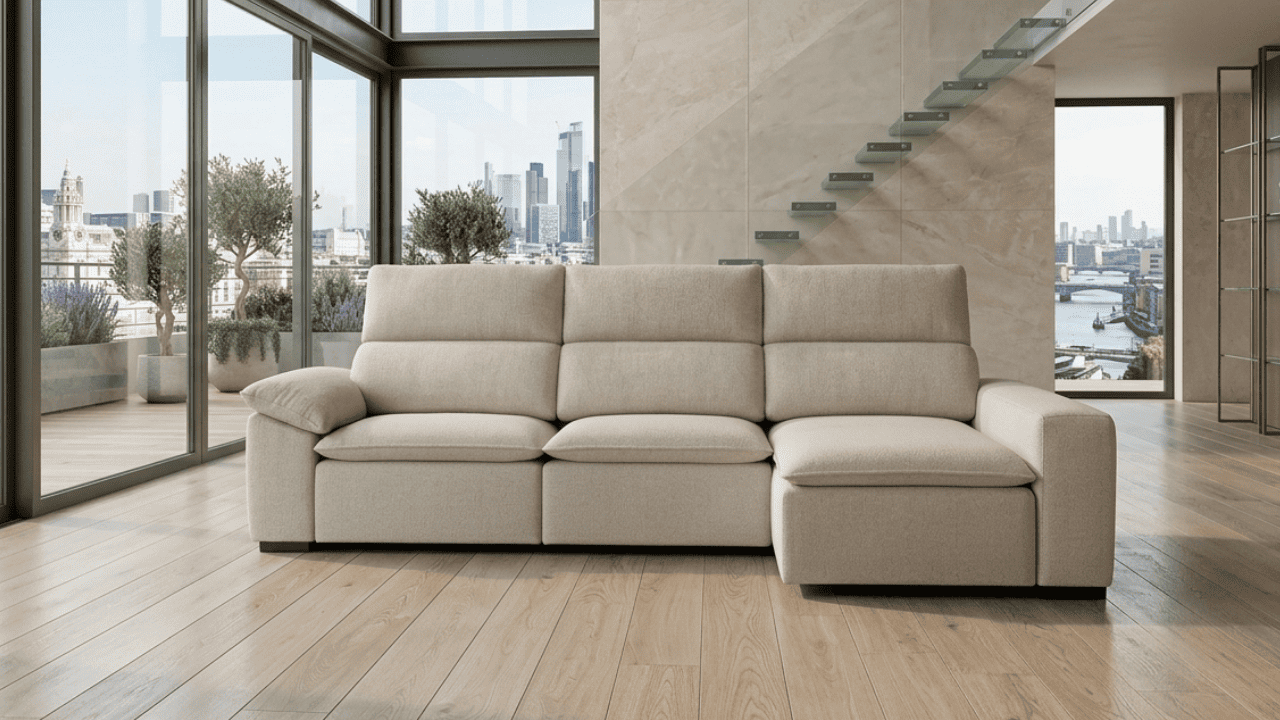 chaiselongue viscoelastica premium sofa