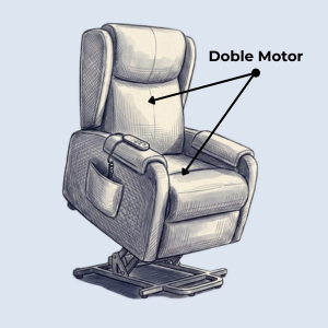 doble motor con elevador